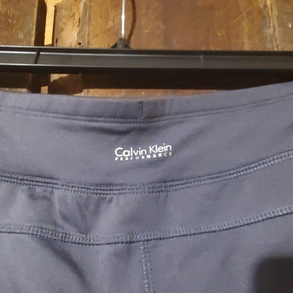Calvin Klein gray track pants
